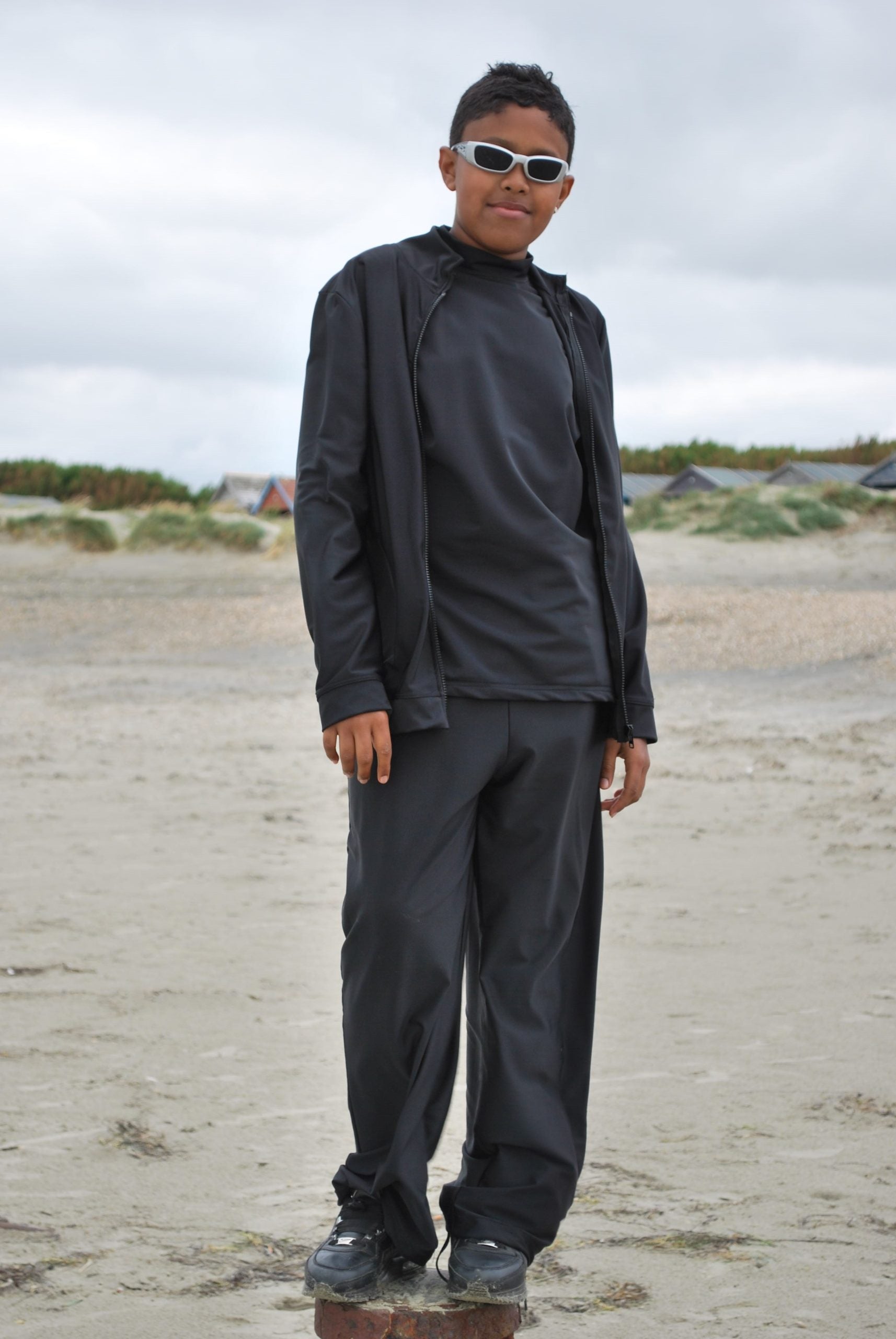 Teenage Unisex Long Sleeve UV Protective Tracksuit Top - UPF 50+, Age 11-16-zoom-5