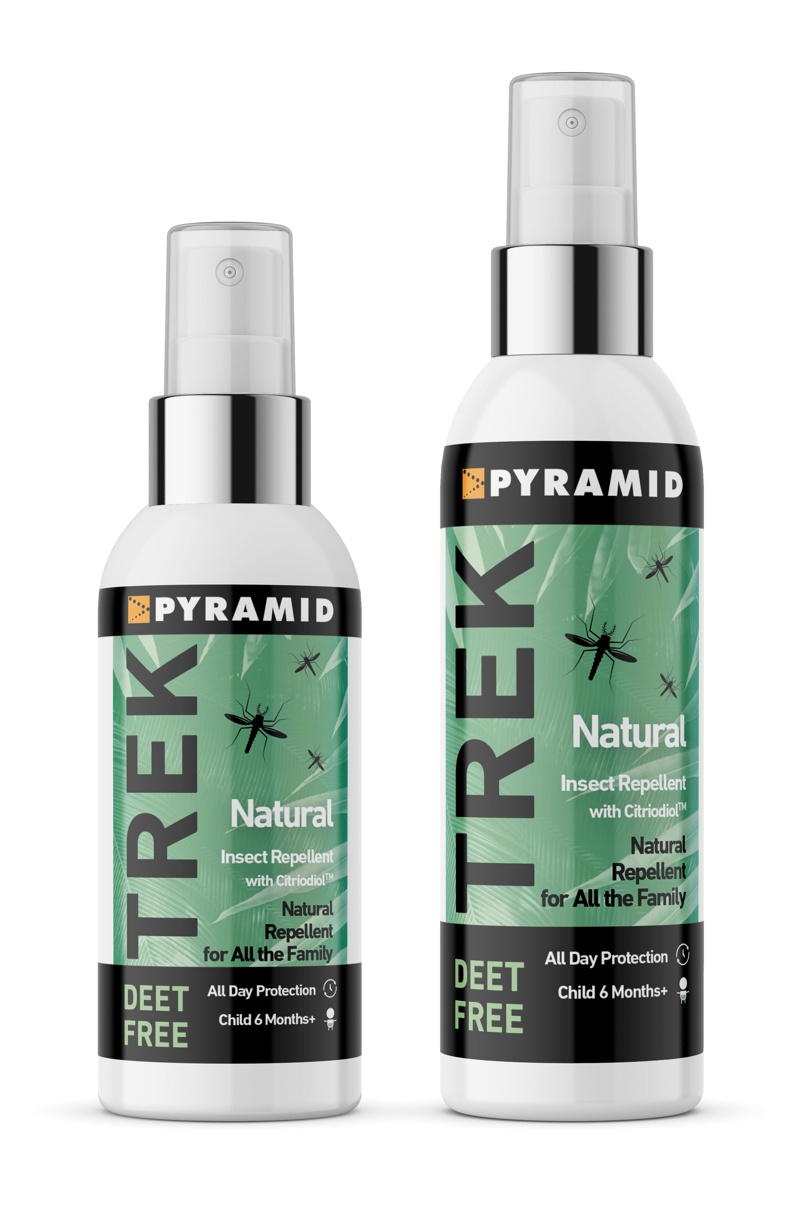 Pyramid Trek NATURAL Insect Repellent with Citriodiol 60ml