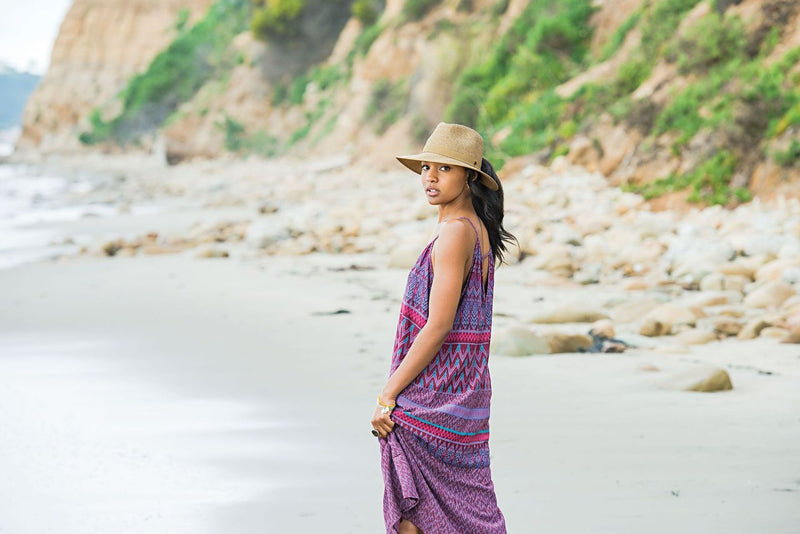 Gabi Pony Tail Sun Hat- UPF 50+-zoom-