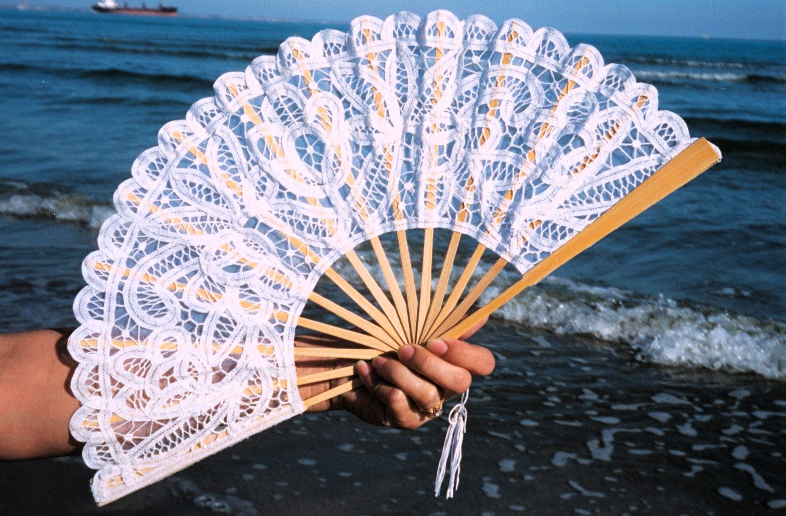 Stunning Lace Fan - Non UPF Rated-13