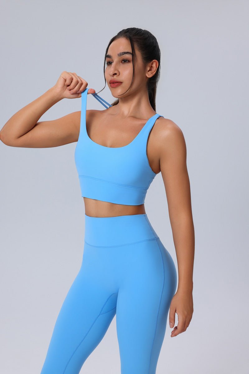 Crisscross Back Sports Bra-zoom-1