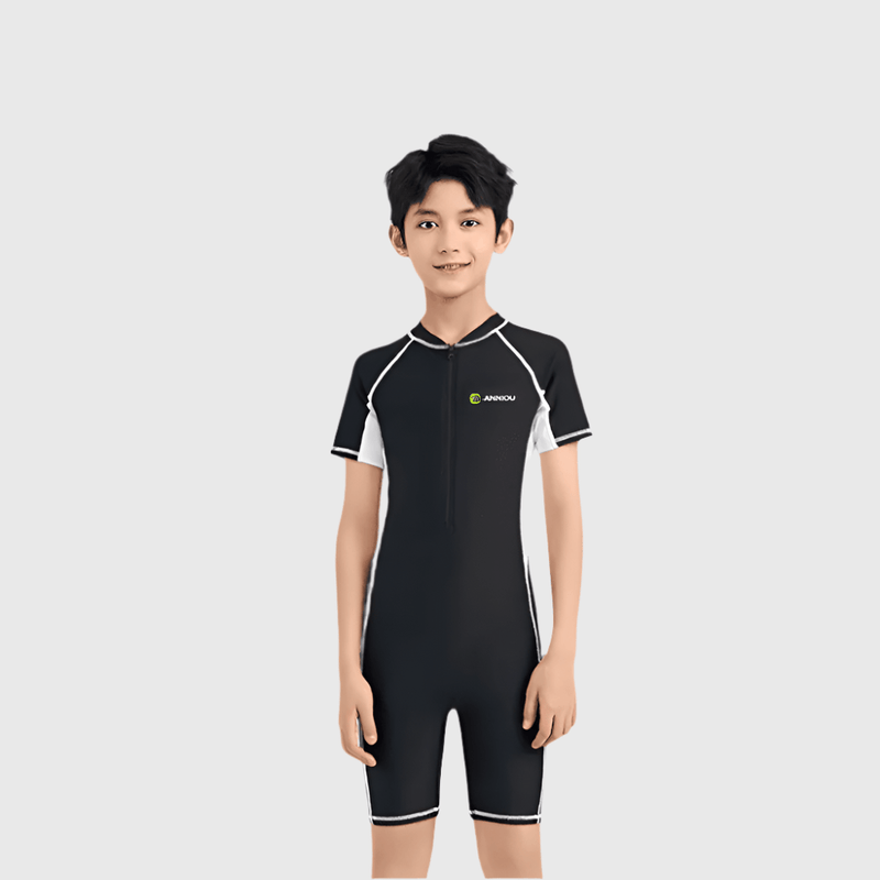 Boy's UPF 50+ One Piece Swimsuit-zoom-