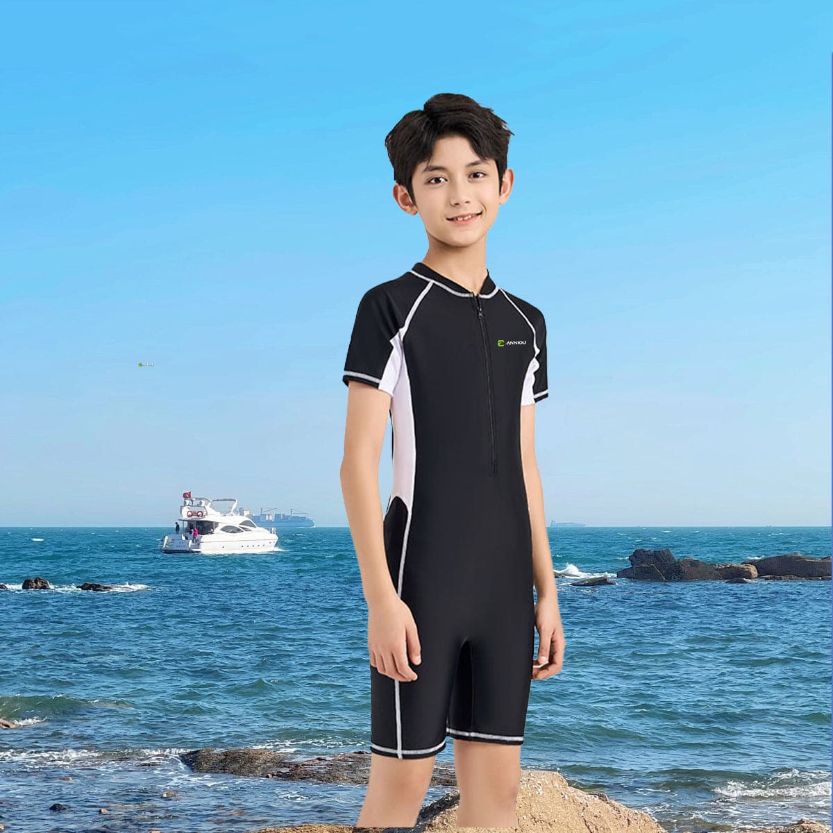 Boy's UPF 50+ One Piece Swimsuit-zoom-6
