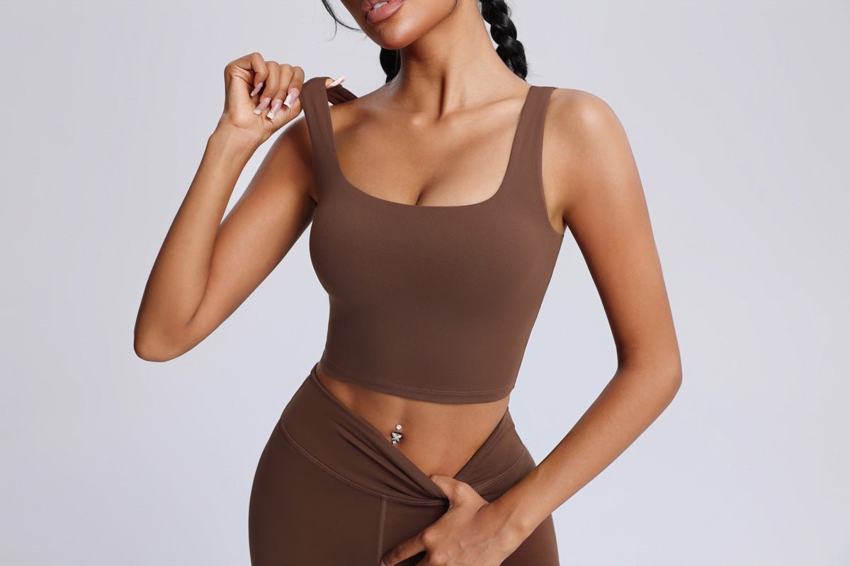 Wide Strap High-Support Yoga Bra-6