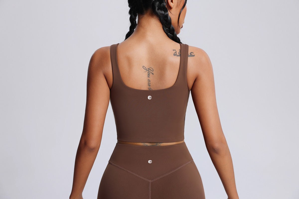 Wide Strap High-Support Yoga Bra-7