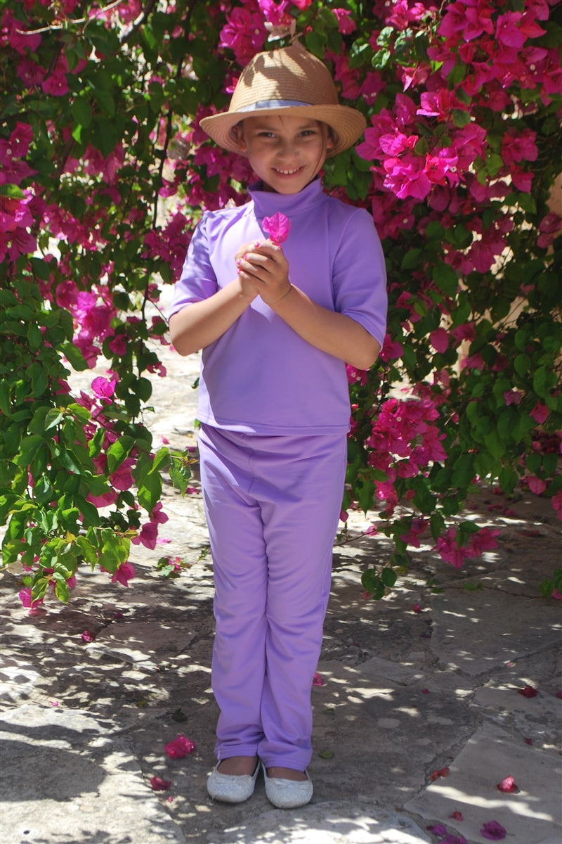 Slim Leg Sun Protective Trousers (Full Length) - UPF 50+, Age 0-10-zoom-