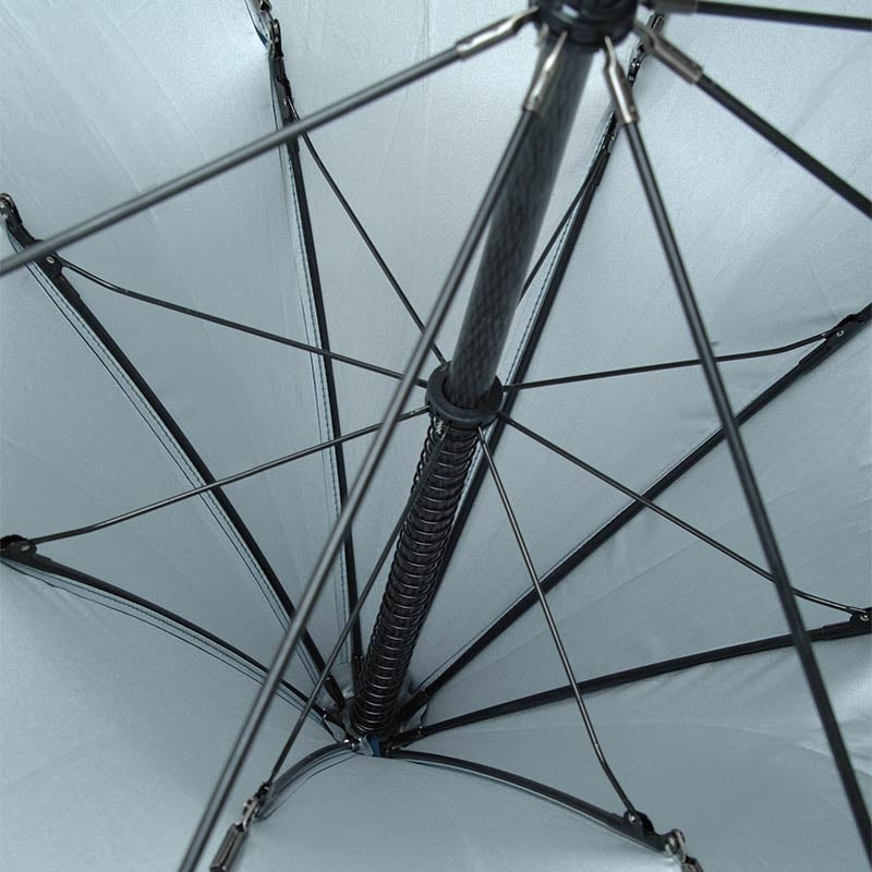 Classic Black Pagoda with Silver lining by Rob McAlister - Canopy 107cm-4