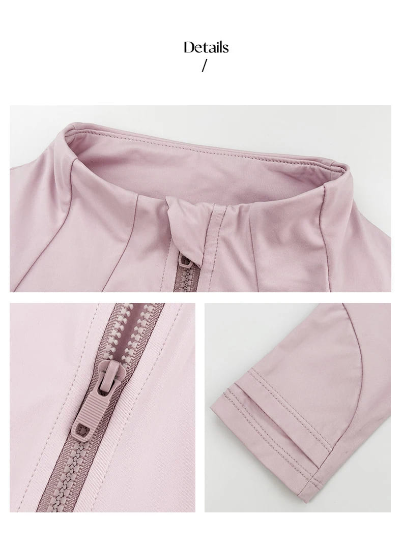 Full Zip UPF50+ Yoga Jacket-zoom-