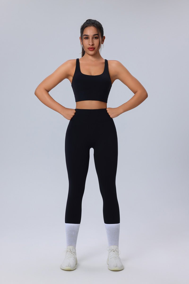 Crisscross Back Sports Bra-zoom-