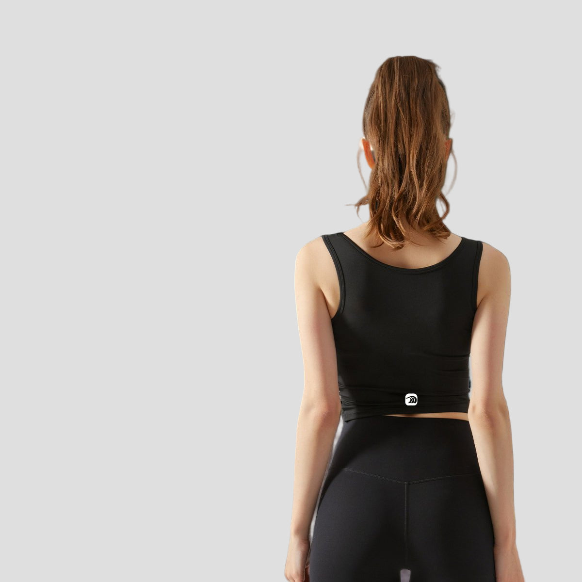 Cross Pleated Tank Top UPF 50+-zoom-2