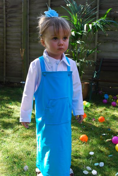 Girls Dungaree Dress  - UPF 50+ Age 0-10-zoom-1