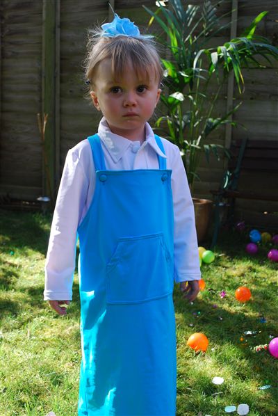 Girls Dungaree Dress  - UPF 50+ Age 0-10-zoom-
