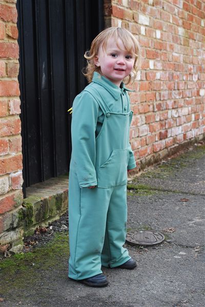 Boys Dungaree Trousers - UPF 50+ Age 0-10-4