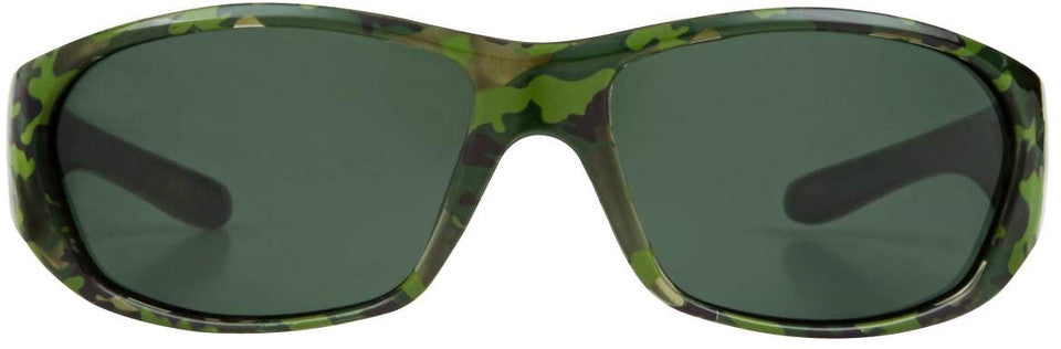 Sport Wrap Camouflage Print Sunglasses-zoom-1