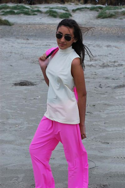 Teenage Unisex Sleeveless Turtle Neck Top - UPF 50+, Age 11-16-zoom-3