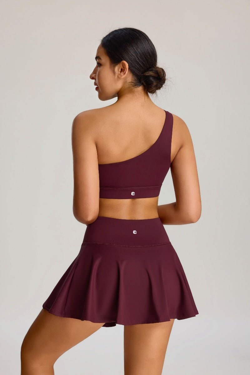 High Waist Tennis Skirt UPF 50+-9