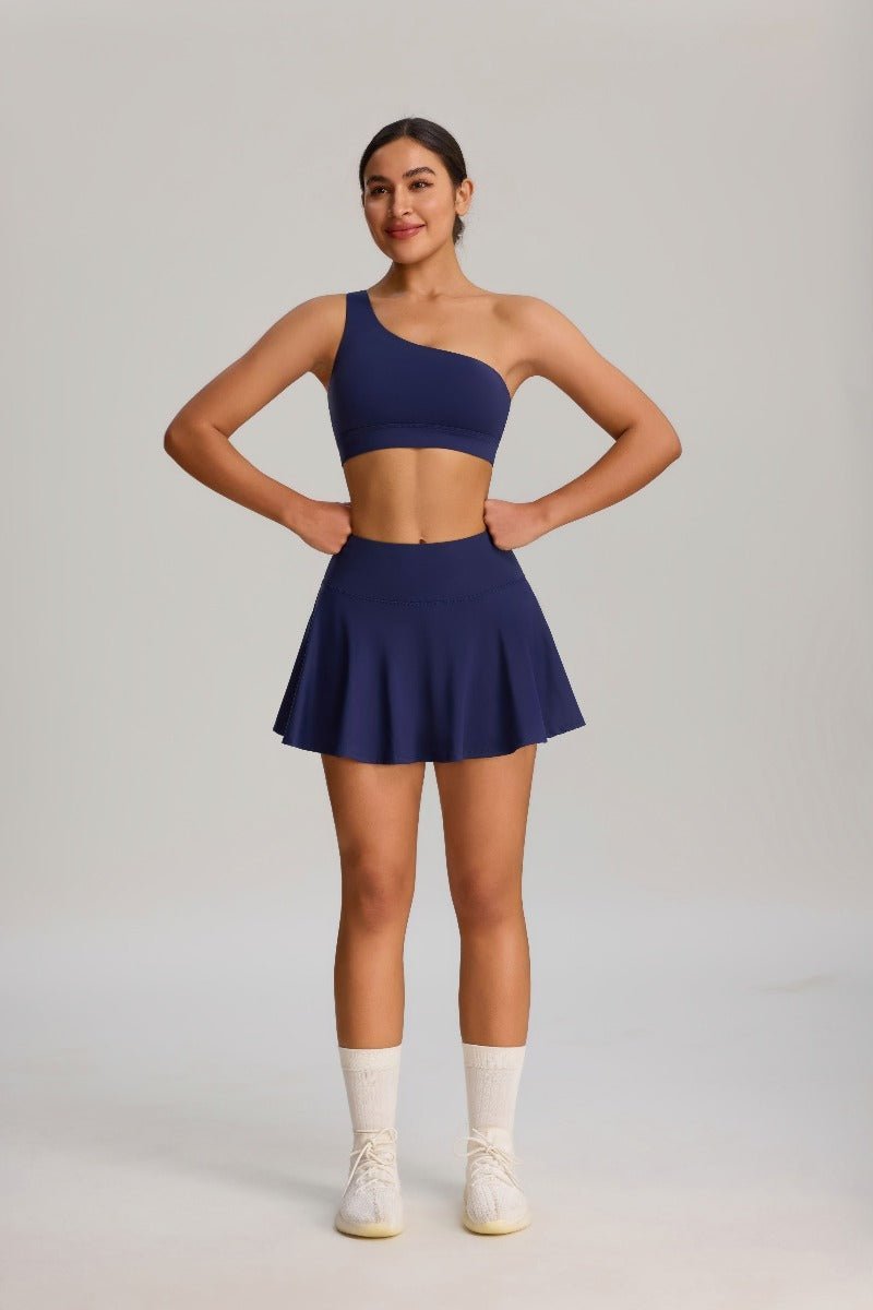 High Waist Tennis Skirt UPF 50+-zoom-3