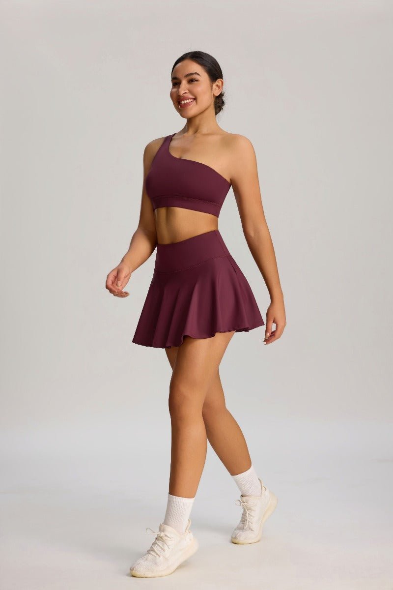 High Waist Tennis Skirt UPF 50+-zoom-8