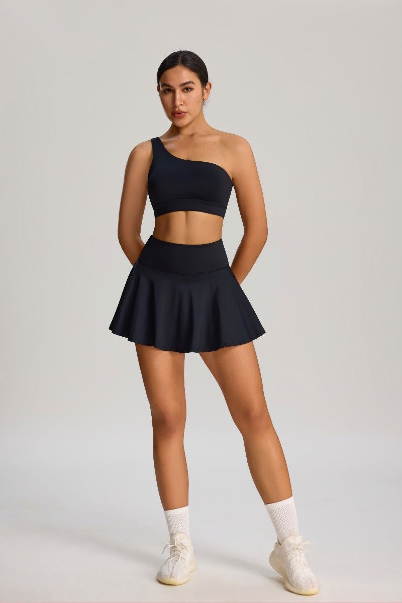 High Waist Tennis Skirt UPF 50+-zoom-
