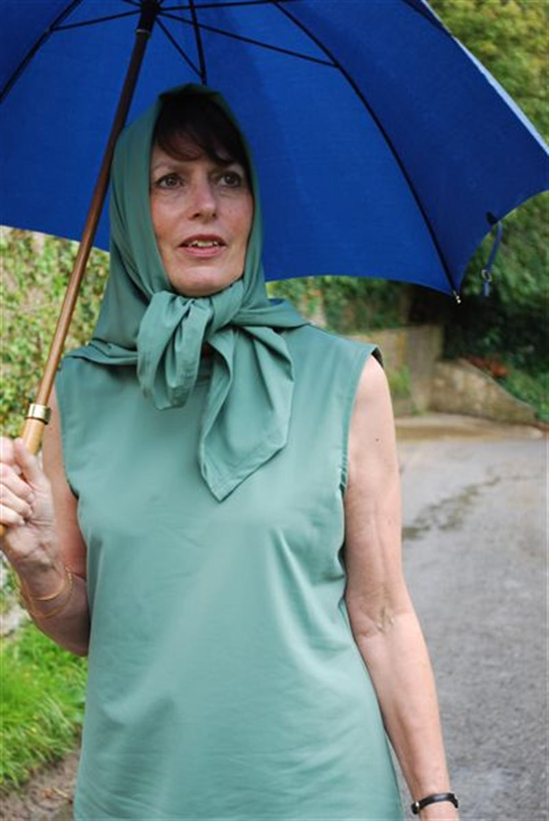 Ready to Dispatch - Handkerchief Scarf Laguana Bright Blue - UPF 50+-4