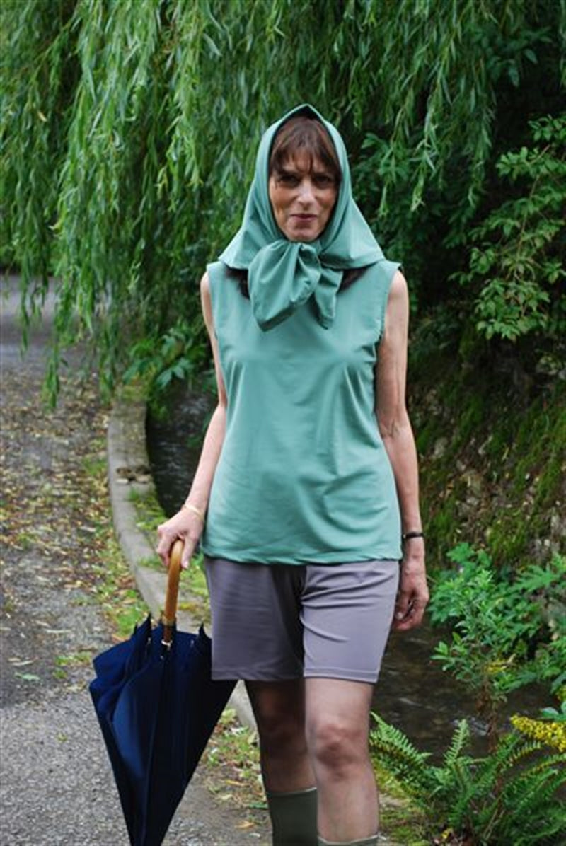 Ready to Dispatch - Handkerchief Scarf Laguana Bright Blue - UPF 50+