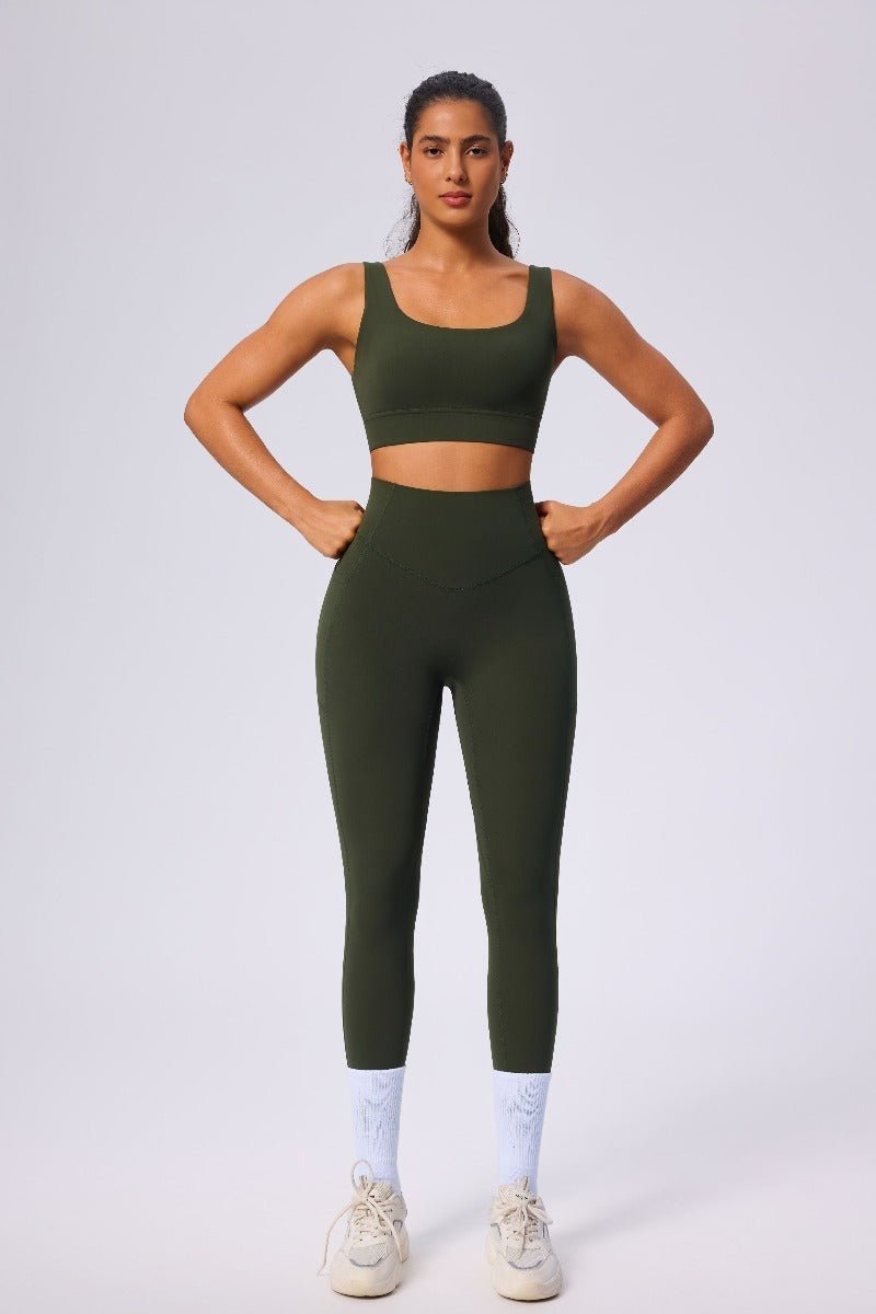 High Rise Yoga Pants with Pockets-15