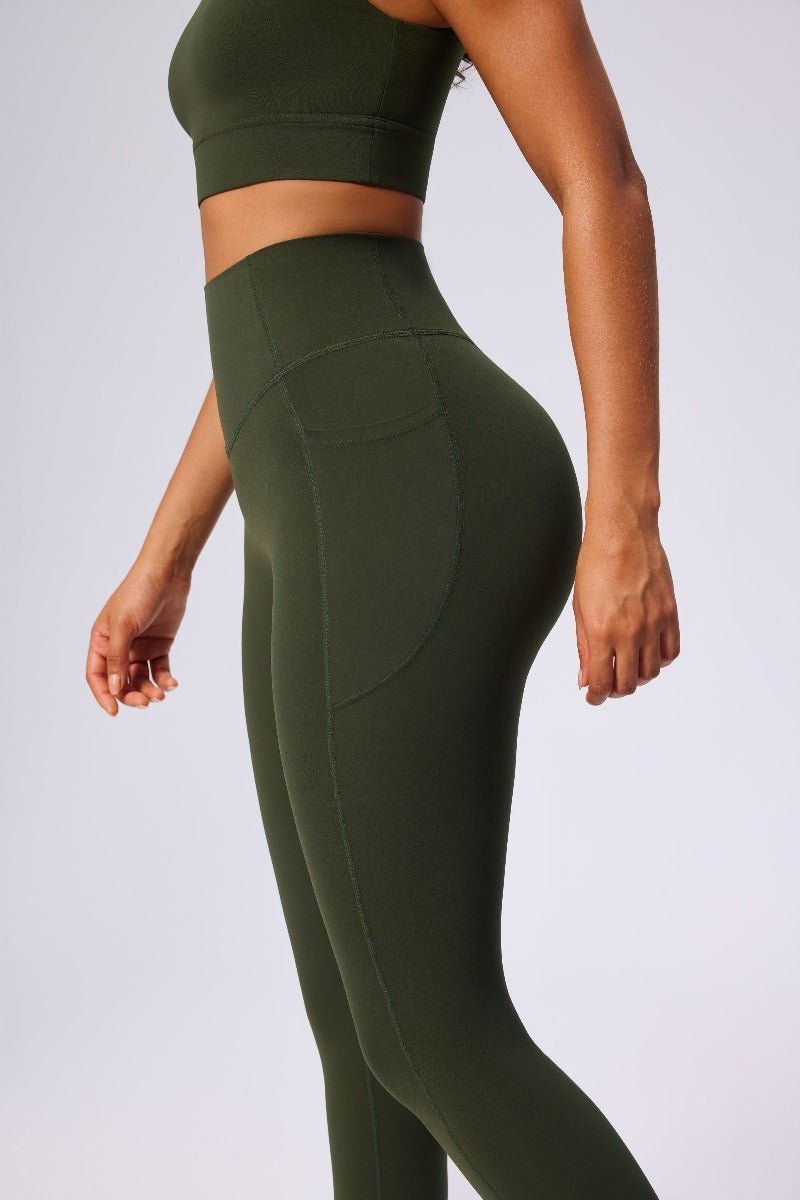 High Rise Yoga Pants with Pockets-19