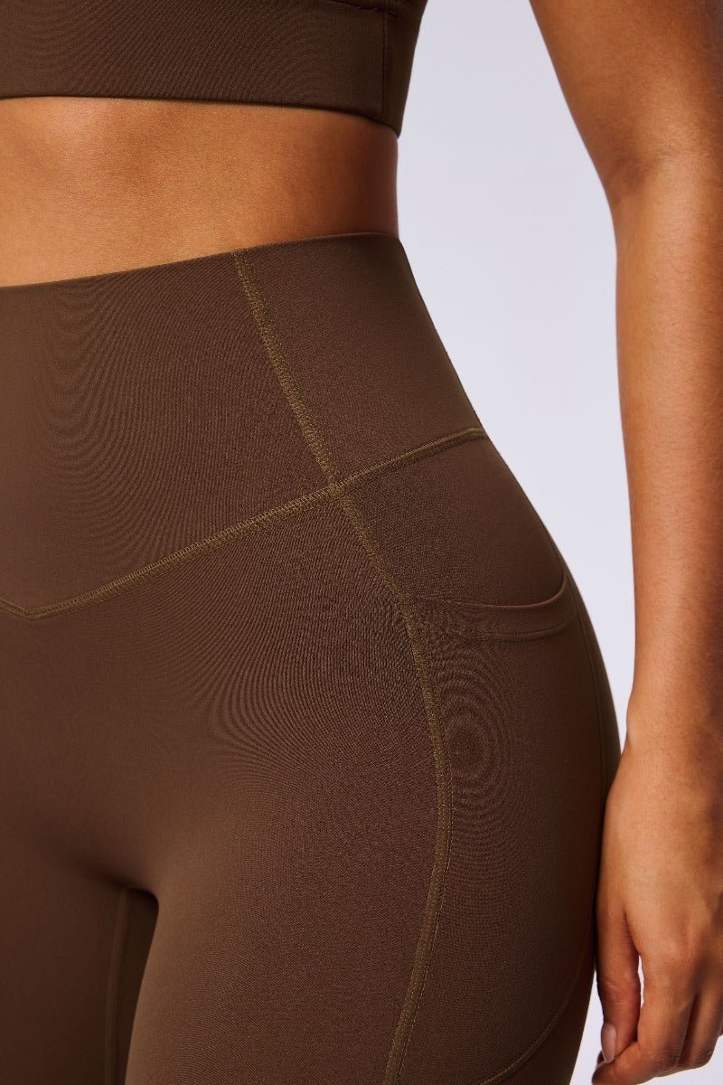 High Rise Yoga Pants with Pockets-13