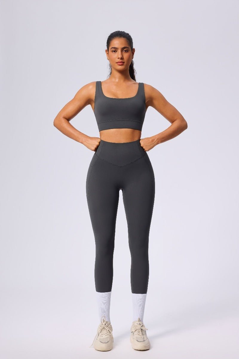 High Rise Yoga Pants with Pockets-zoom-2