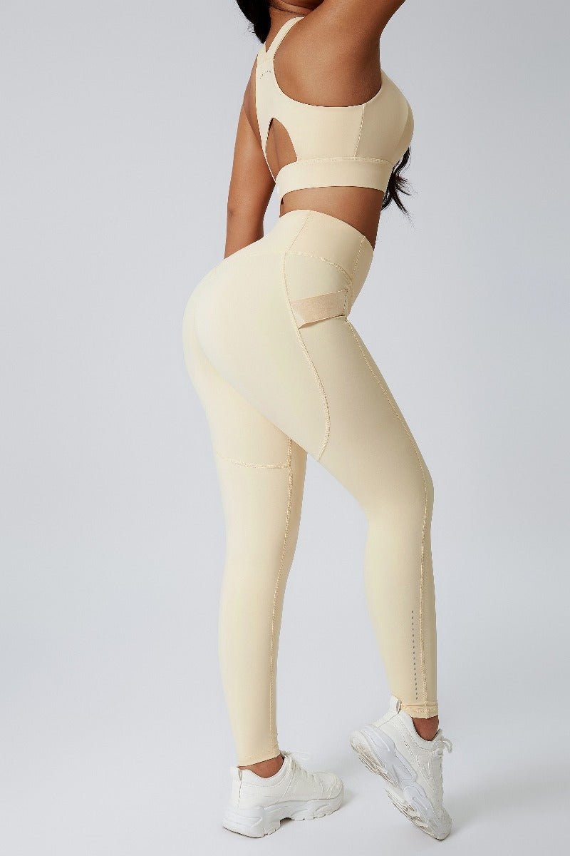 High Waist Hip Lift Yoga Leggings-zoom-