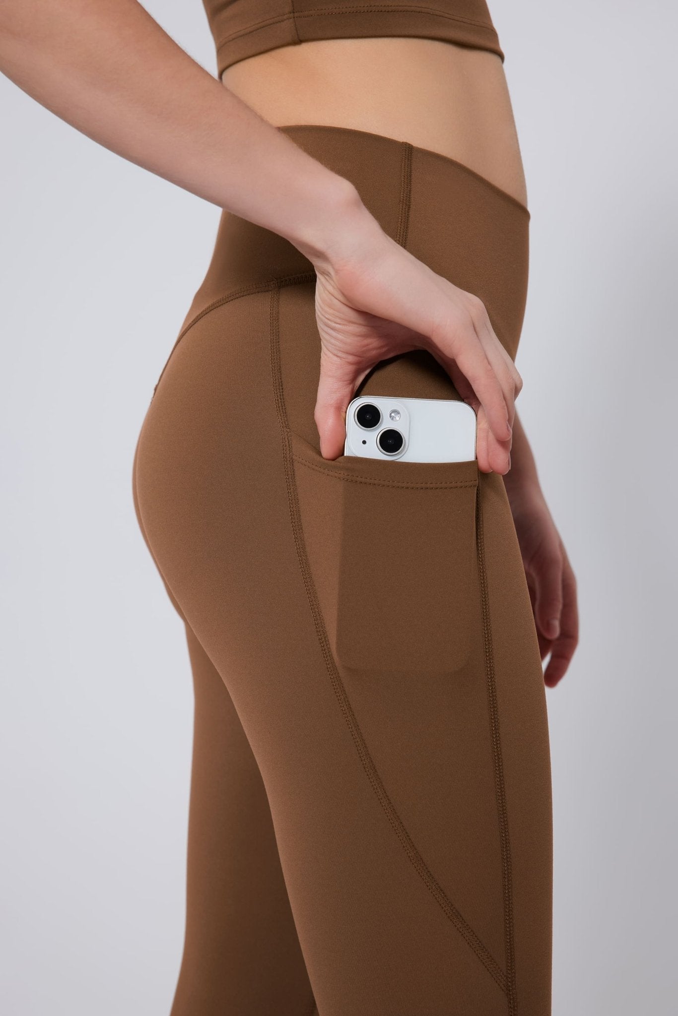 High Waist Peach Hip Leggings-19