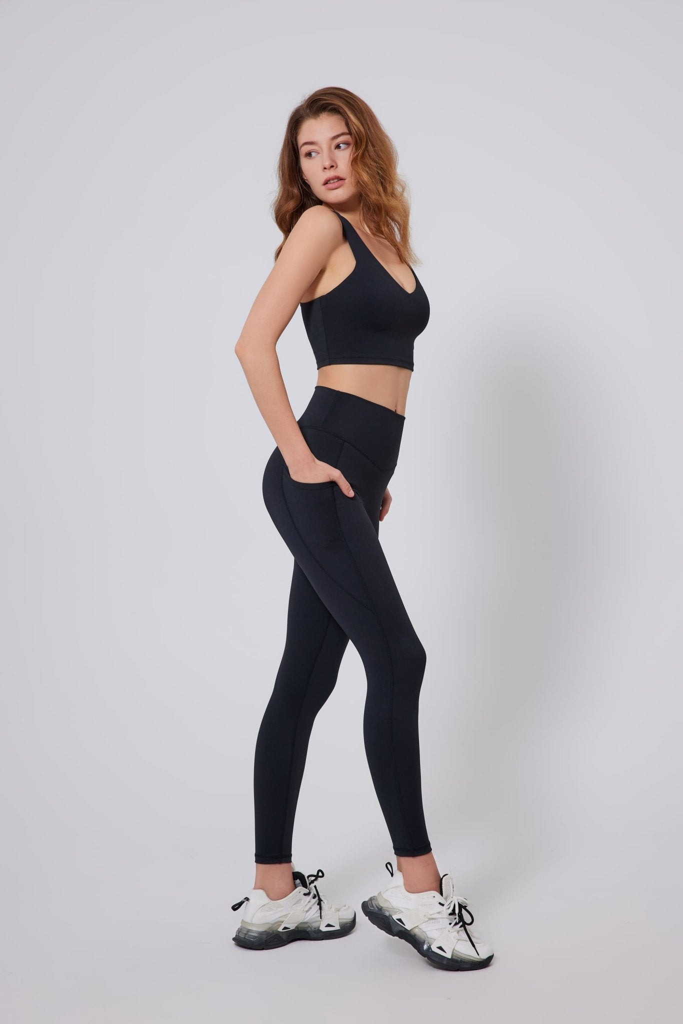 High Waist Peach Hip Leggings-12