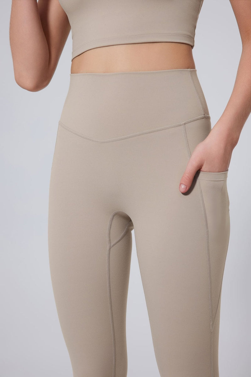 High Waist Peach Hip Leggings-zoom-