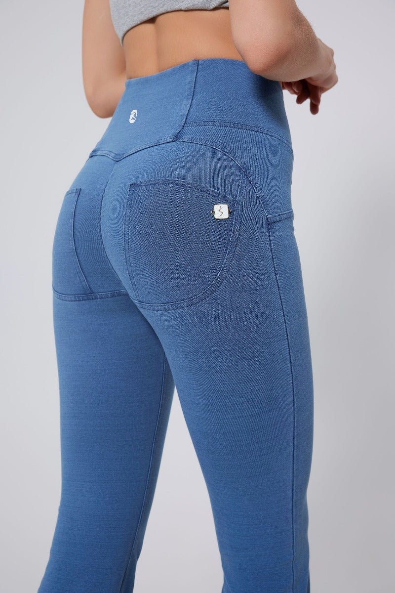 High Waist Straight Flare Jeans-zoom-2