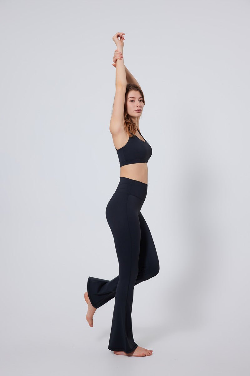 High Waisted Bootcut Yoga Leggings-zoom-11
