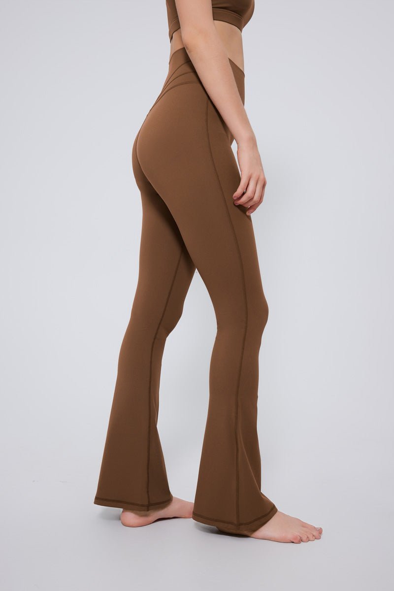 High Waisted Bootcut Yoga Leggings-zoom-3