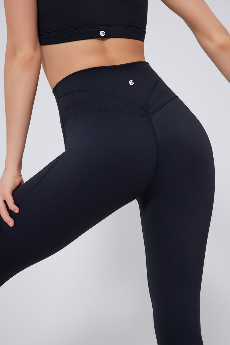 High Waisted Bootcut Yoga Leggings-zoom-10