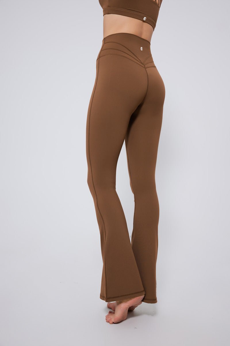 High Waisted Bootcut Yoga Leggings-zoom-