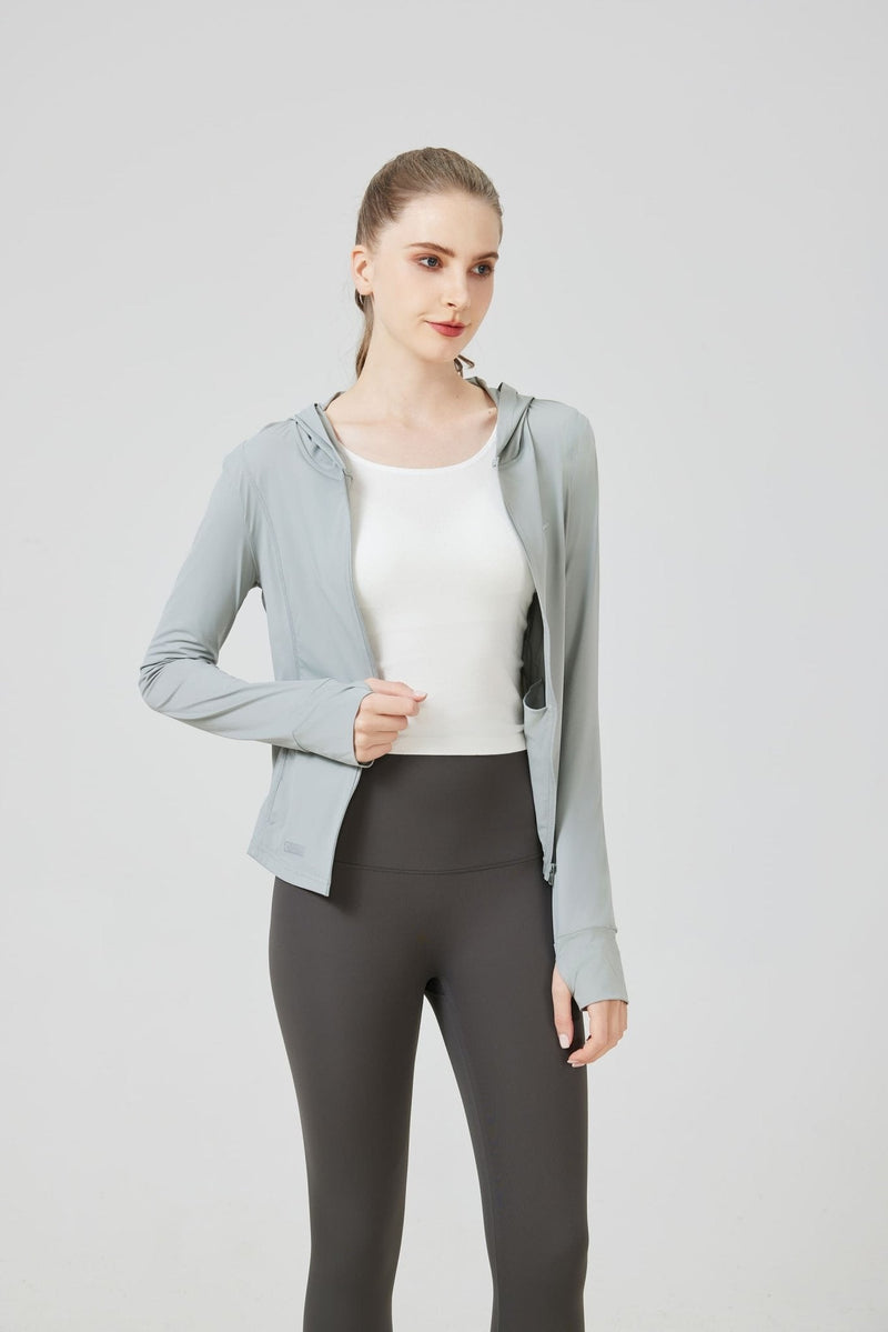 Hooded Sports Jacket UPF 50+-zoom-