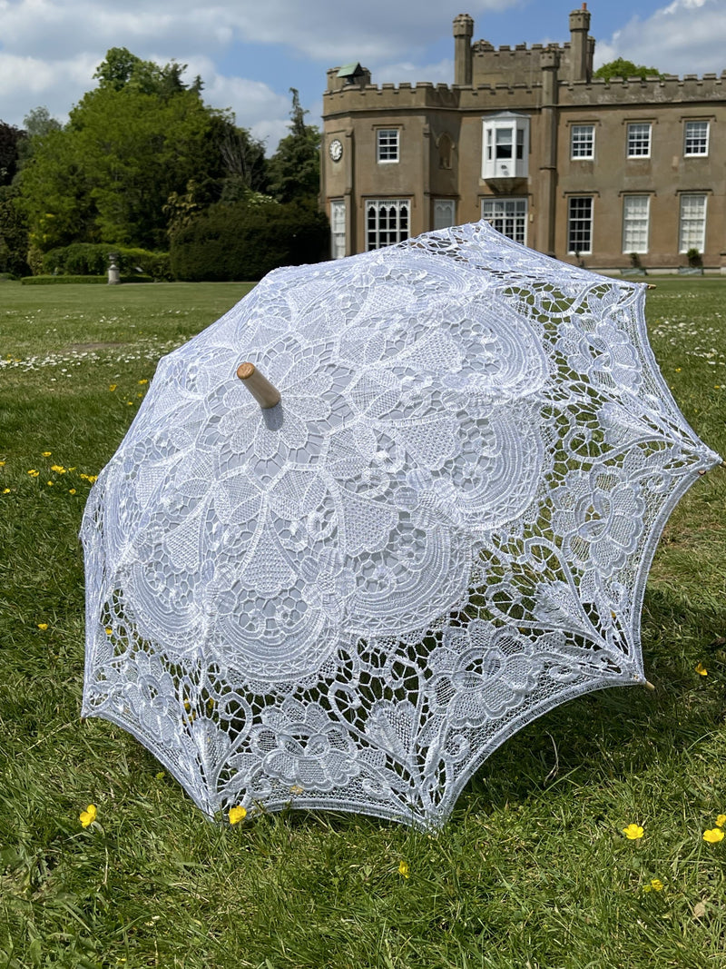 Lace Parasols Adult - Non SPF Rated & Lined Lace Parasols-zoom-