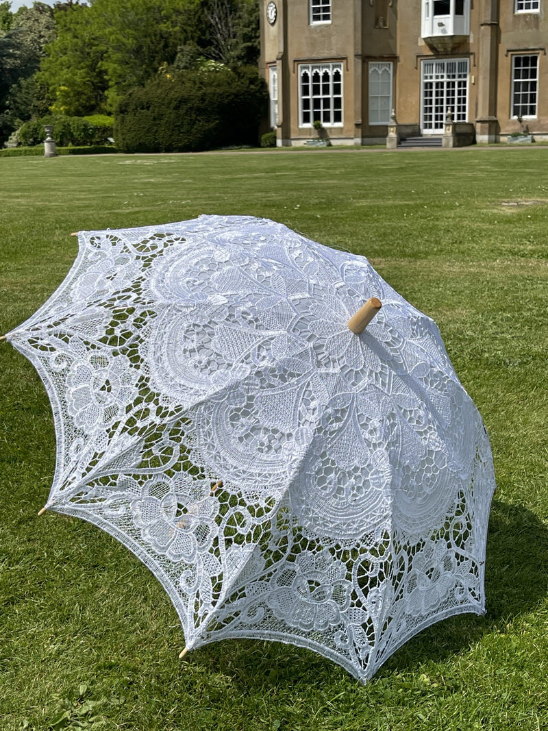 Lace Parasols Adult - Non SPF Rated & Lined Lace Parasols-zoom-
