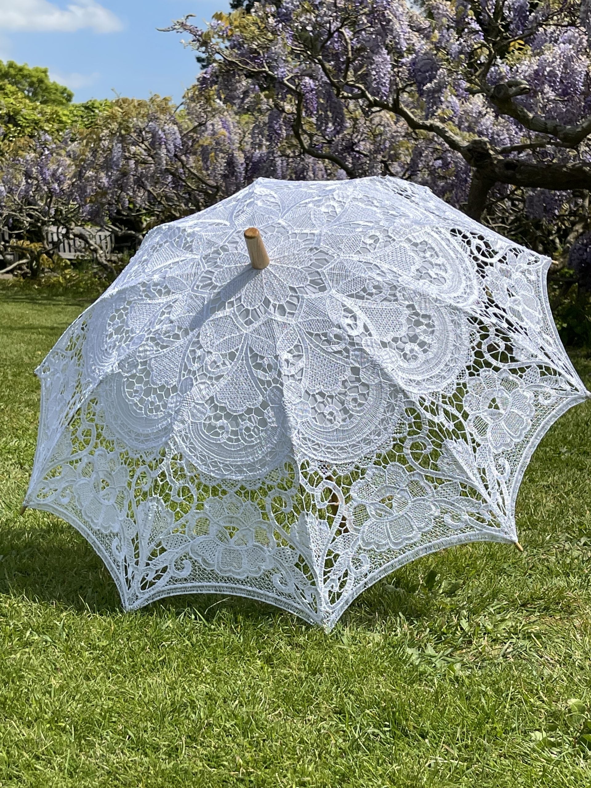 Lace Parasols Adult - Non SPF Rated & Lined Lace Parasols-zoom-15