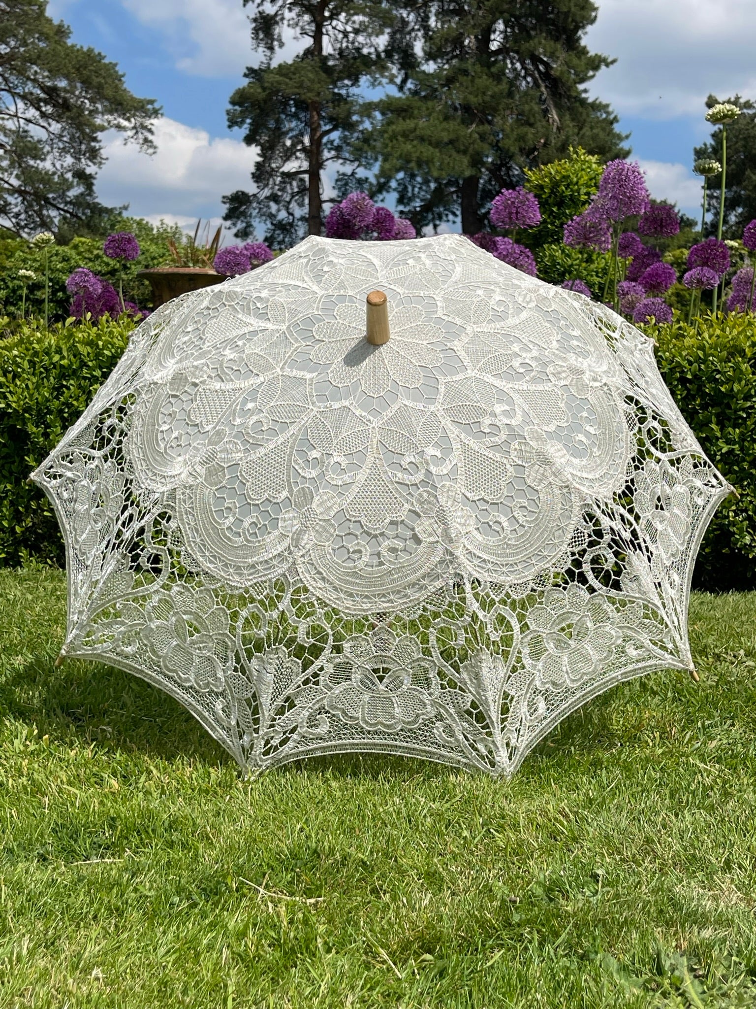 Lace Parasols Adult - Non SPF Rated & Lined Lace Parasols-zoom-17