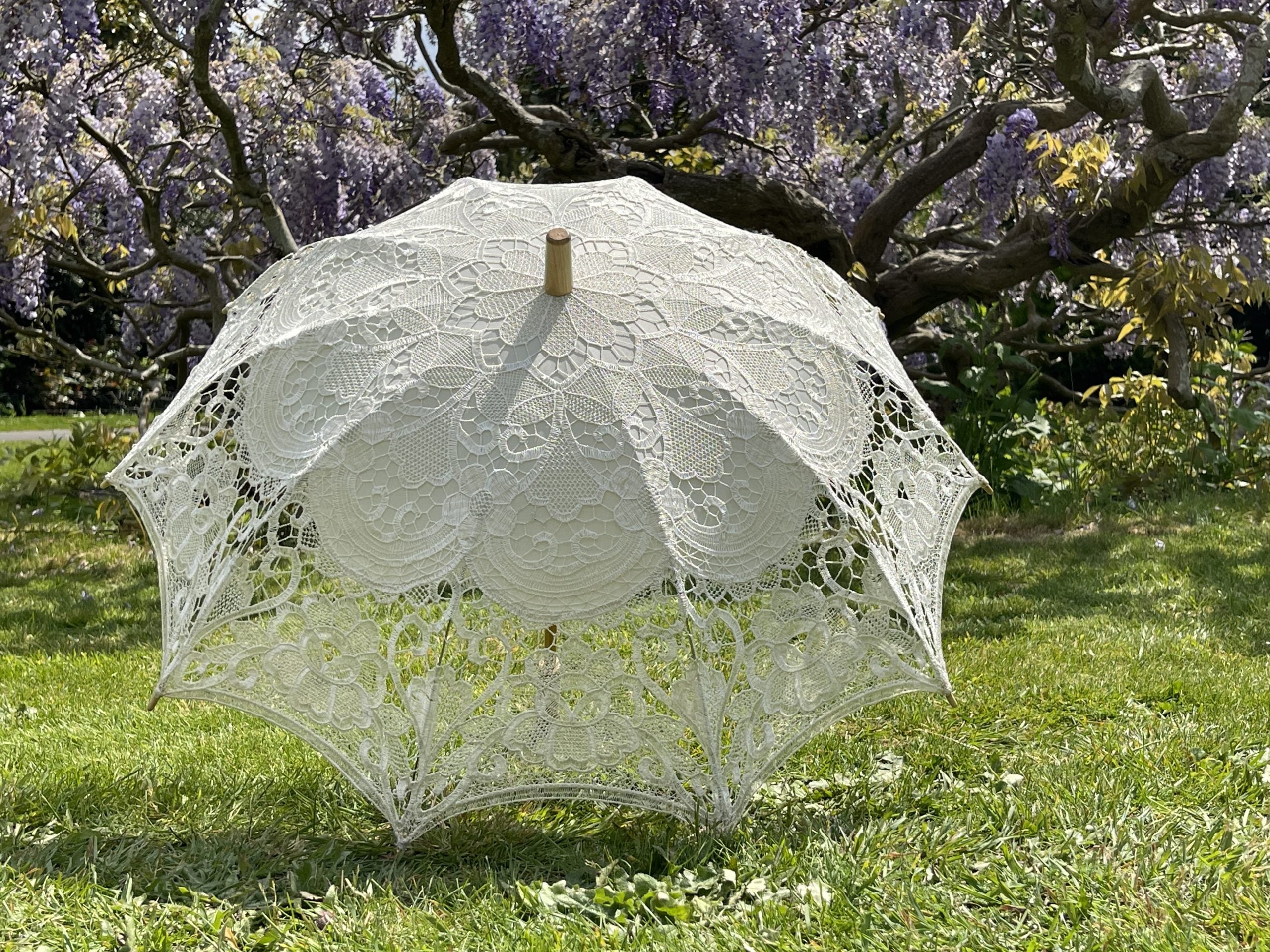 Lace Parasols Adult - Non SPF Rated & Lined Lace Parasols-zoom-18