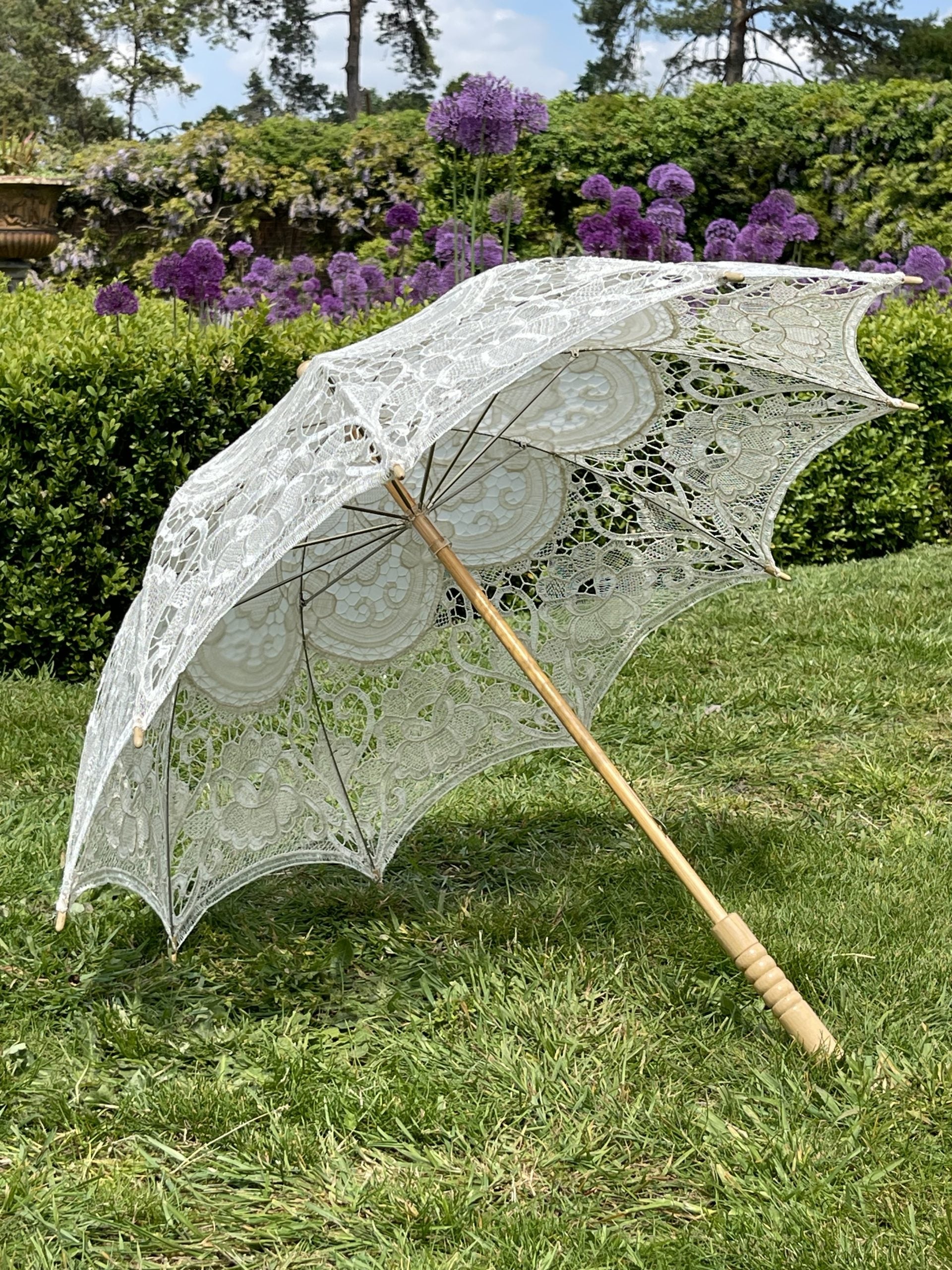 Lace Parasols Adult - Non SPF Rated & Lined Lace Parasols-zoom-20