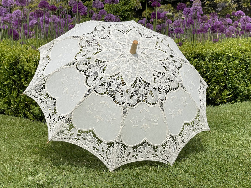 Lace Parasols Adult - Non SPF Rated & Lined Lace Parasols-zoom-