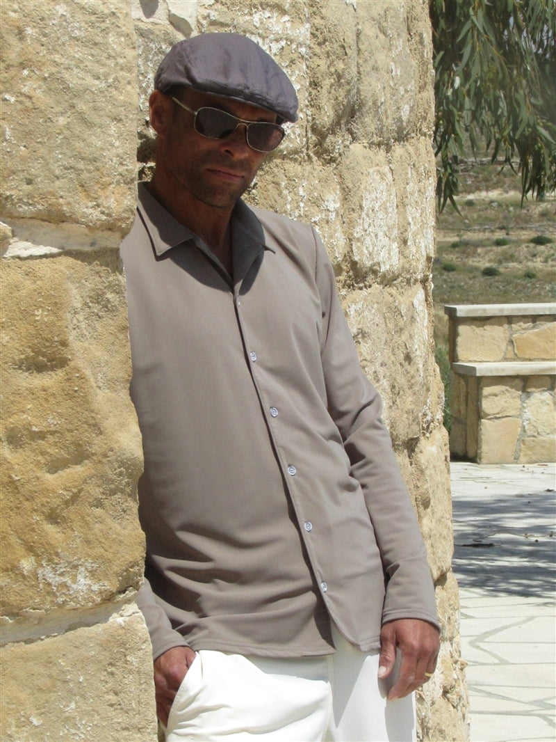 Mens Long Sleeve Shirt - UPF 50+-zoom-2