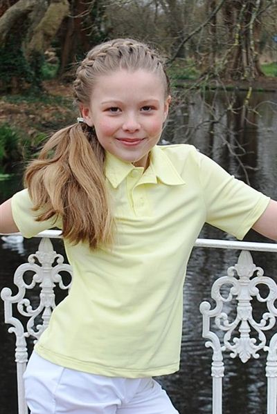 Unisex Short Sleeve Polo Shirt - UPF 50+, Age 0-10-zoom-