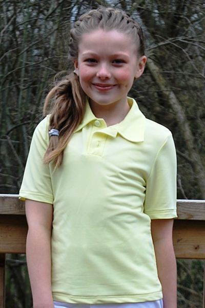 Unisex Short Sleeve Polo Shirt - UPF 50+, Age 0-10-zoom-