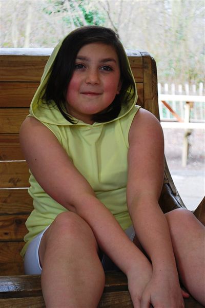 Unisex Sleeveless Hooded Top - UPF 50+, Age 0-10-zoom-